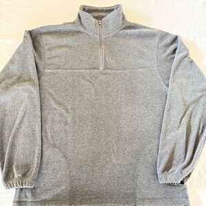 North Pole | Quarter Zip Fleece Pullover | Charcoal Grey | Men’s | Size XL